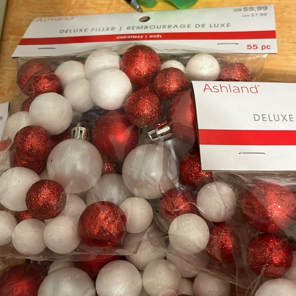 Ashland Christmas Balls, 4 packages. 3 unopened and 1 opened - Picture 4 of 5